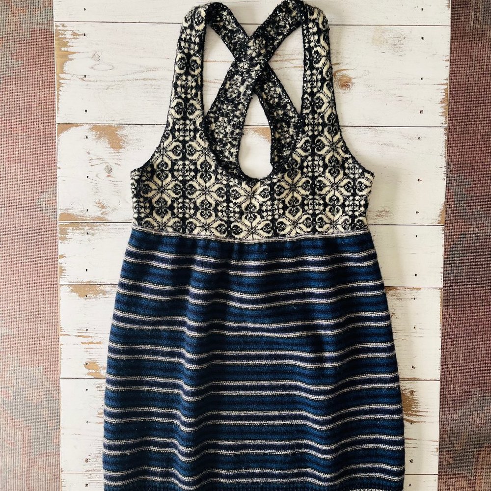 Free People Wool Blend Cross Back Tank